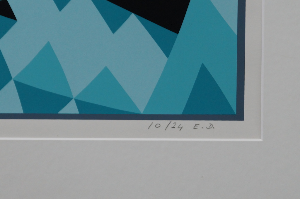 Hans Klaui - grote gesigneerde zeefdruk -  incl. passepartout - oplage 24 stuks kopen? Bied vanaf 40!