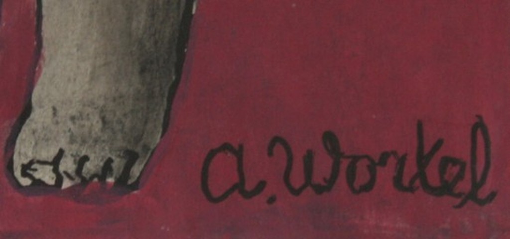 Ans Wortel - Gouache -De verschrikkelijke lijven van vrouwen alleen- gesigneerd kopen? Bied vanaf 200!