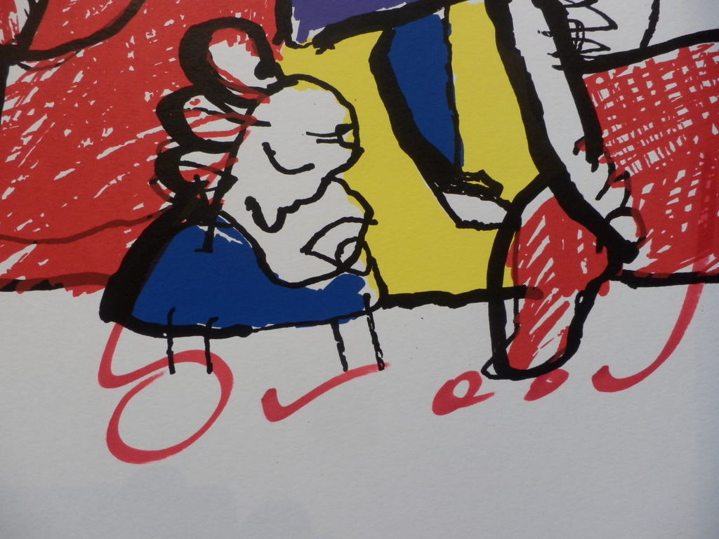 HERMAN BROOD, Gelimiteerde en HANDGESIGNEERDE Zeefdruk  FAMILY AFFAIR kopen? Bied vanaf 175!