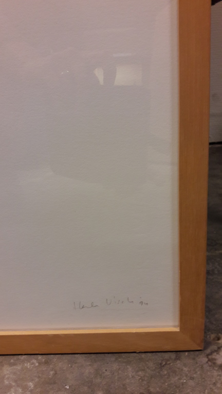 H Visch , zeefdruk , gesigneerd kopen? Bied vanaf 125!