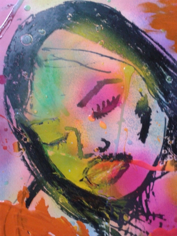 Peter Klashorst: mixed media - Phom Phen-girl kopen? Bied vanaf 20!