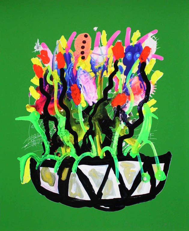 Blazing star green - GiclÃ©e - gesigneerd en genummerd - oplage 75 - 2014 kopen? Bied vanaf 1!