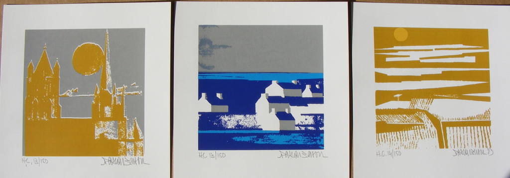 Pascal Besson, set van 3 originele litho's, elk handgesigneerd! kopen? Bied vanaf 35!