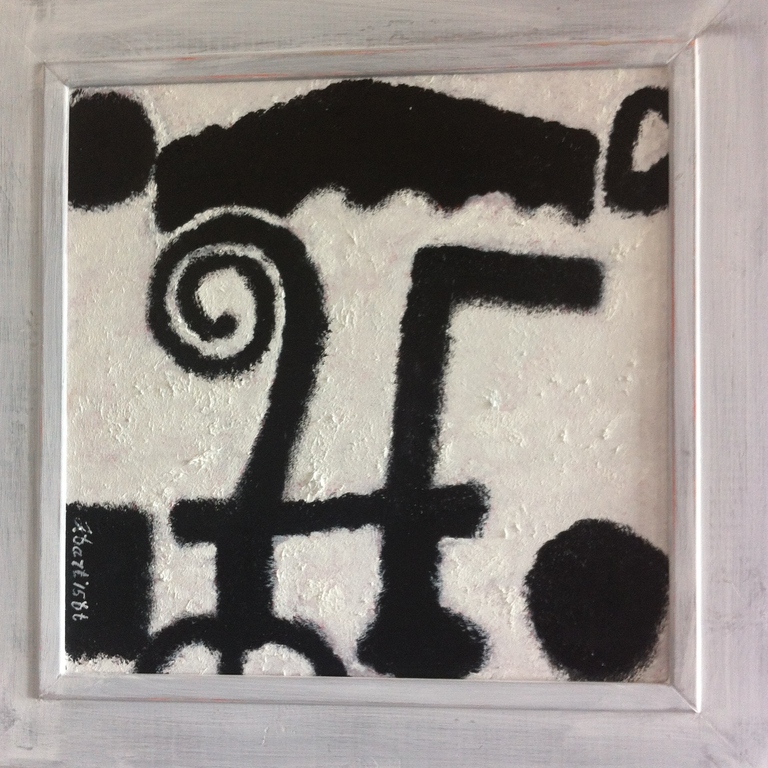 "Have a party"- John Foppen- olieverf op canvas-gesigneerd verkocht voor € 125!