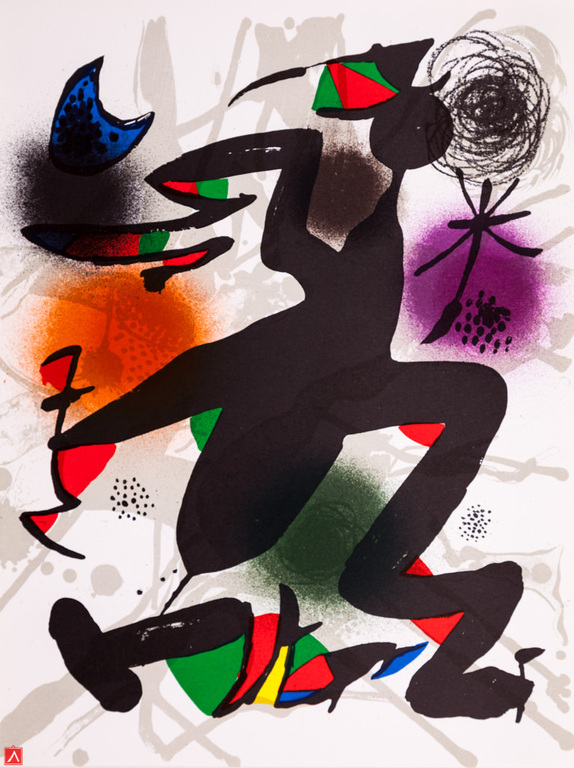 Joan Miró 'Litografia Original IV' - 1977, WVZ Mourlot 1116 kopen? Bied vanaf 75!