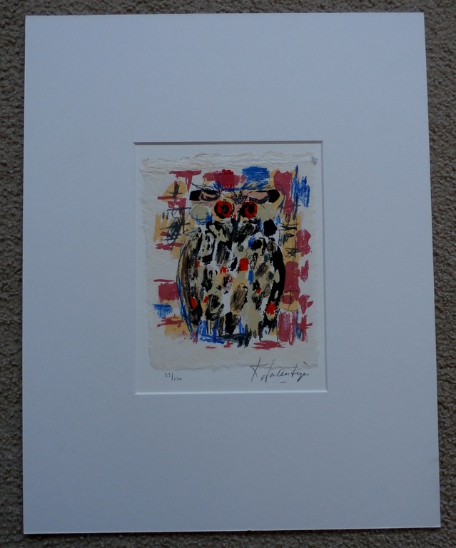 Kees Salentijn, litho:Uil, handgesigneerd kopen? Bied vanaf 75!