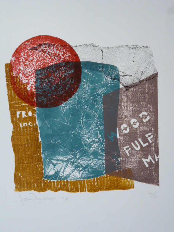 Jan Michels - kleurenlitho - Wood Pulp kopen? Bied vanaf 15!
