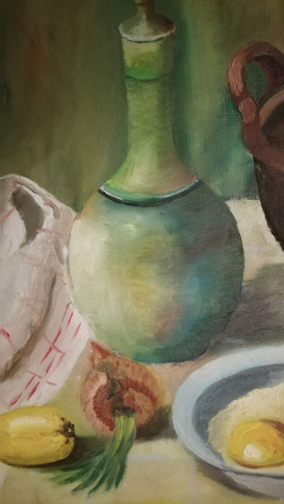 Onbekend kunstenaar, Olieverf op doek, Stilleven kopen? Bied vanaf 25!