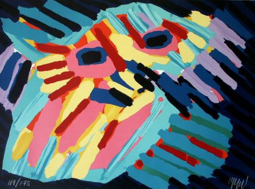 Karel Appel 'Big Head Coming Down' kopen? Bied vanaf 400!