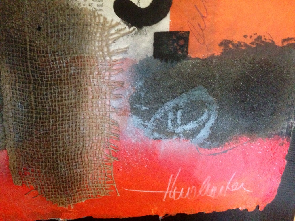 Theo koster , gemengde techniek , titel:  travelling.  kopen? Bied vanaf 1!