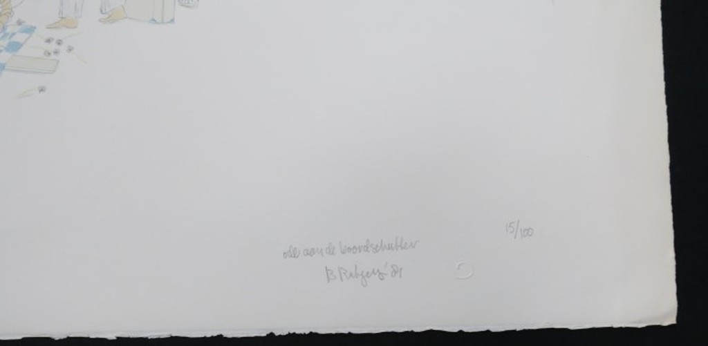 Bart Rutgers: Litho, Ode aan de boordschutter kopen? Bied vanaf 1!