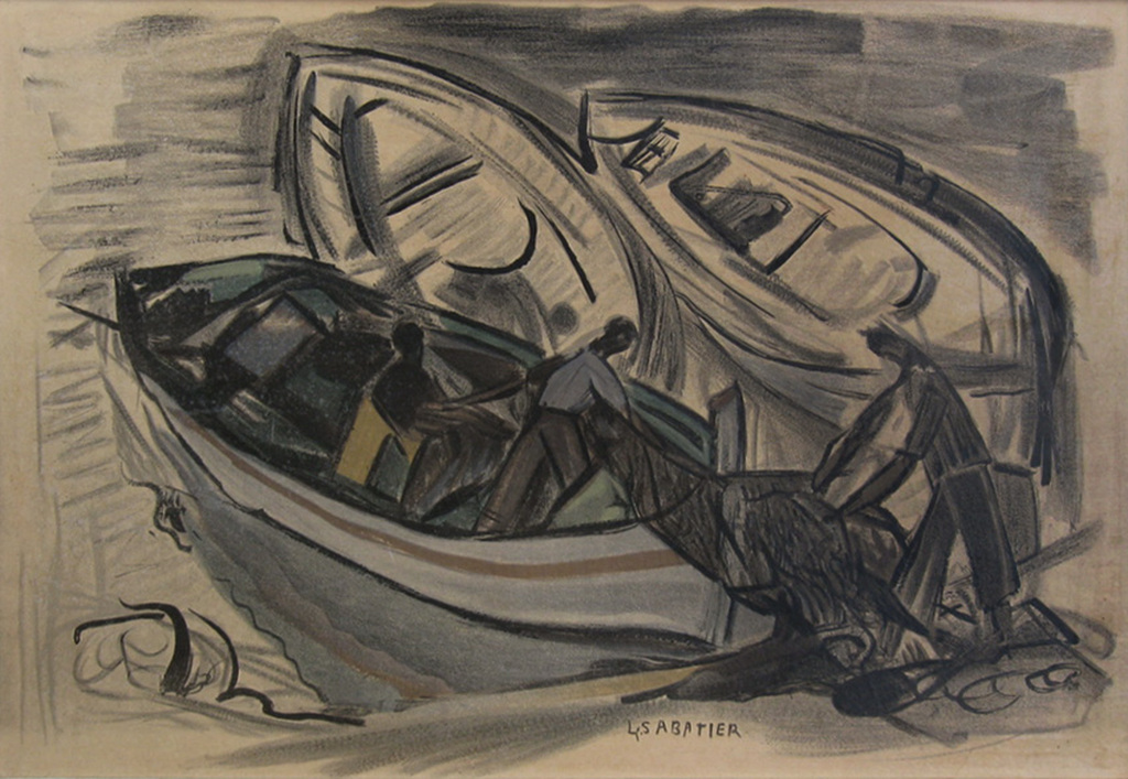 Ongespecificeerd - Leon Sabatier - zeldzame lithografie uit 1958 kopen? Bied vanaf 30!