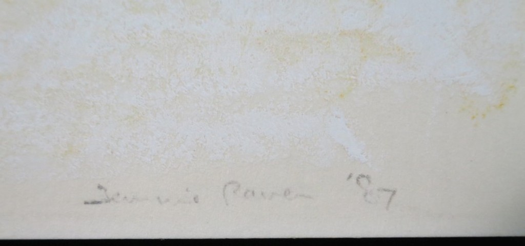 Jannie Raven: Aquarel en krijt, Zonder titel kopen? Bied vanaf 1!