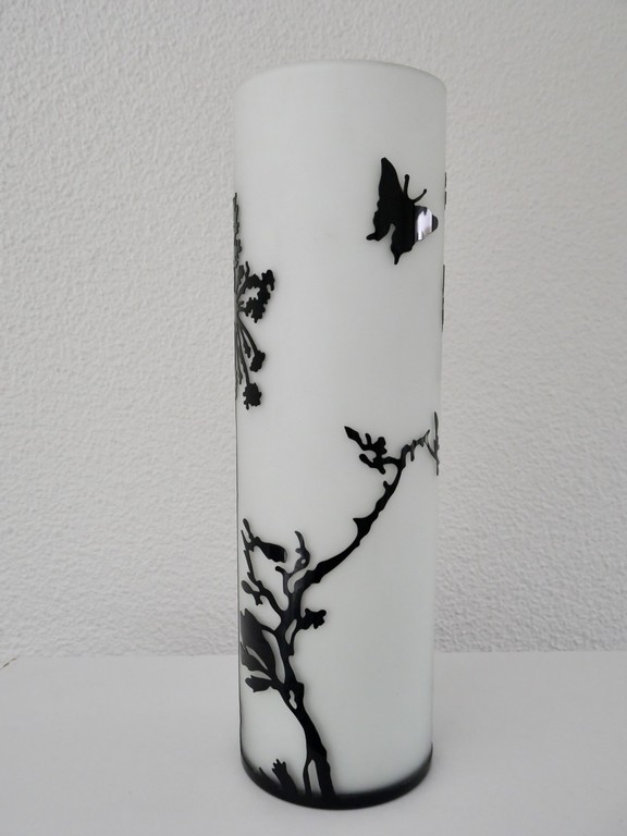 Grote Zwart witte in Cameo vaas kopen? Bied vanaf 35!