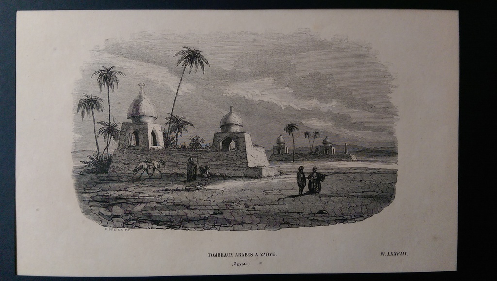  Egypte Tombeaux Arabes a Zaoye 1843 Breton kopen? Bied vanaf 1!
