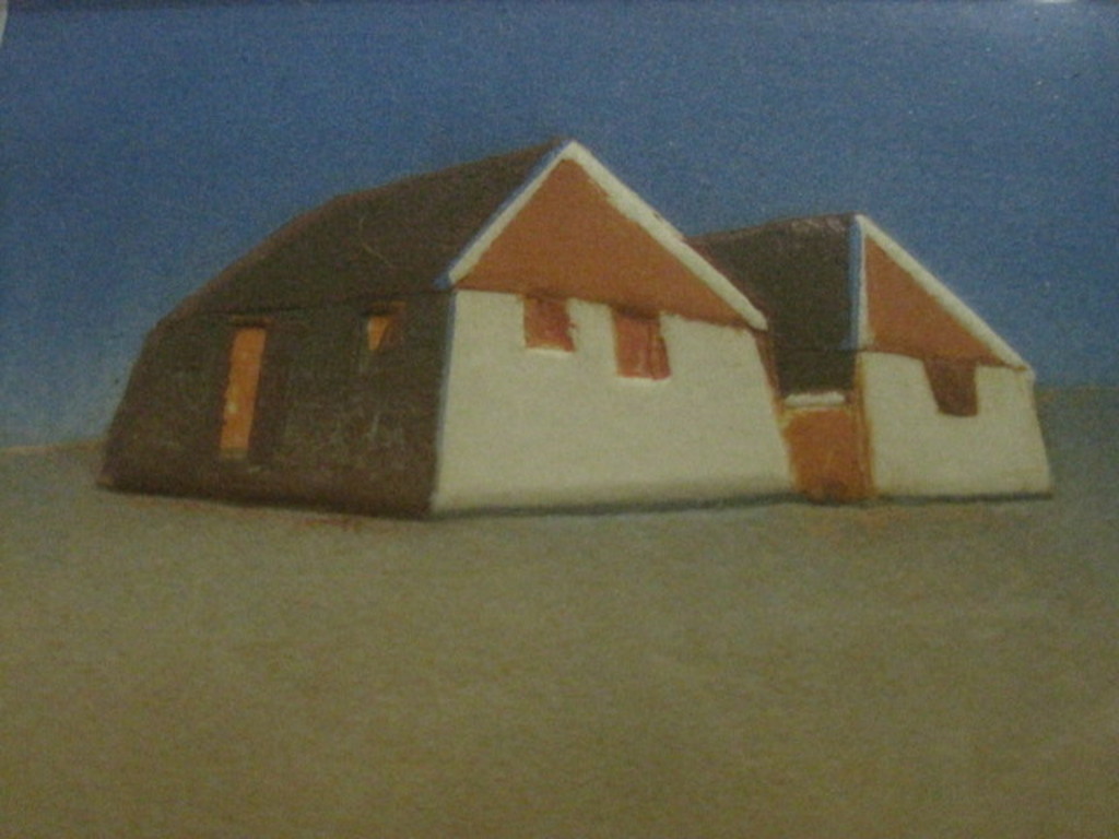 Nono Reinhold (1929-) zeldzaam relief ets "zomerhuizen" gesigneerd 1968 kopen? Bied vanaf 1!