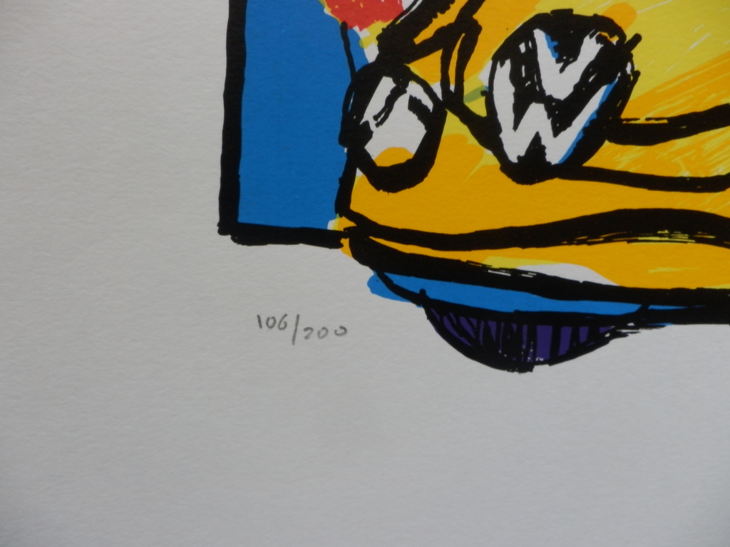 HERMAN BROOD, Gelimiteerde en HANDGESIGNEERDE Zeefdruk  BEETLE kopen? Bied vanaf 1!