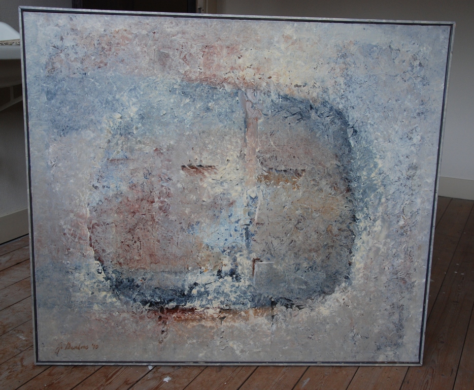 Jo Manders Olieverf Masker 1990 kopen? Bied vanaf 350!