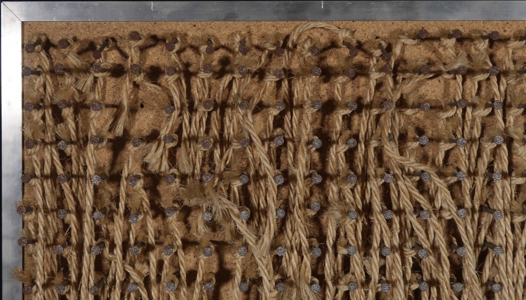 Onbekend: Gemengde techniek op paneel, Zonder titel - Ingelijst kopen? Bied vanaf 1!