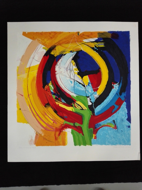 Frank Lejeune, zeefdruk op papier, Titel: picked off fresh kopen? Bied vanaf 50!