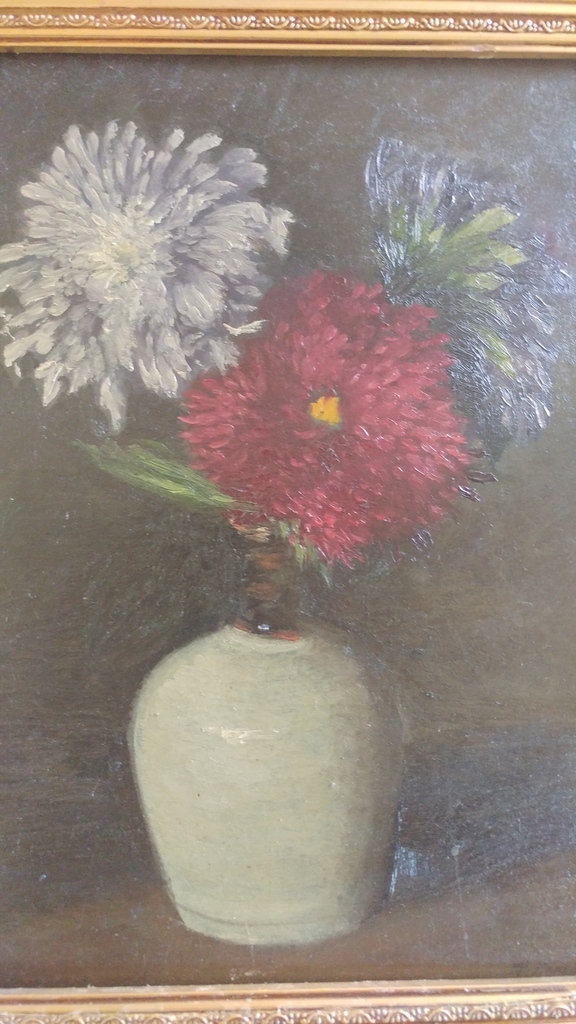 Willem Raaphorst**Olie op doek*Bloemstilleven kopen? Bied vanaf 150!