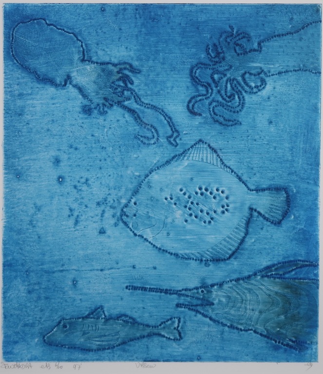 Frits Anton van der Horst: Ets, Vissen - Ingelijst kopen? Bied vanaf 1!