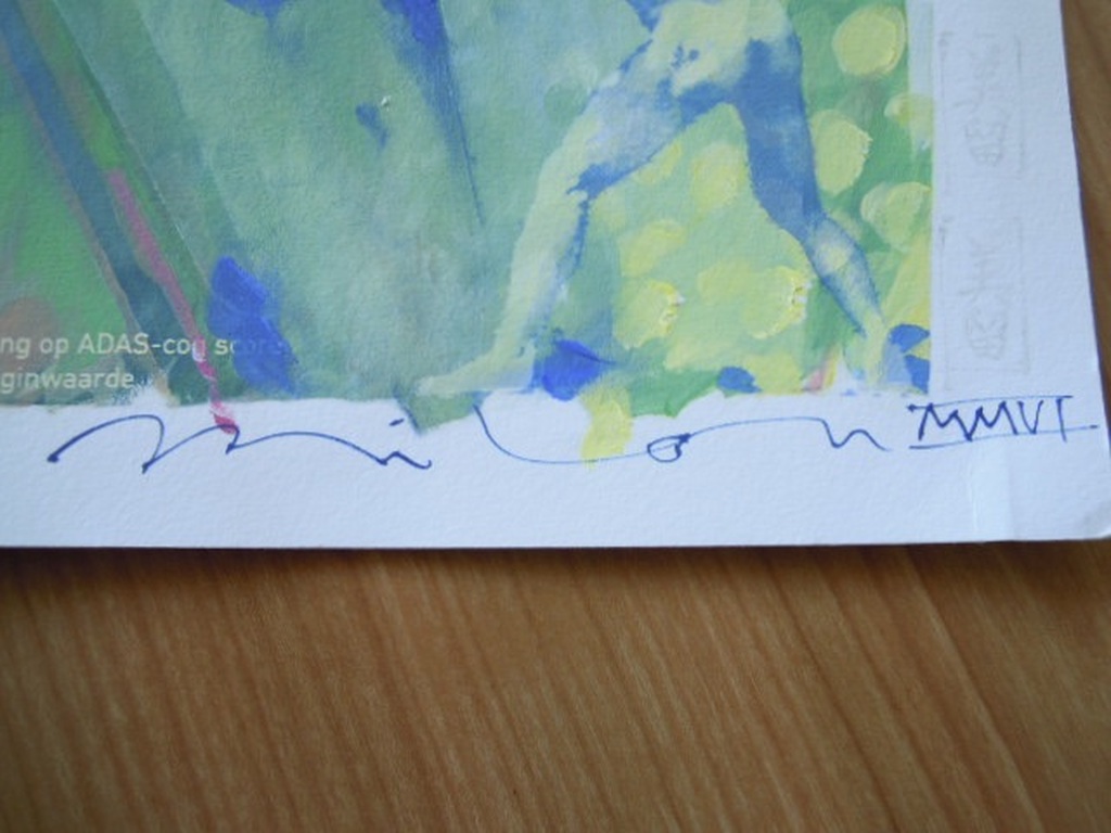 Milou Hermus zeefdruk - hand gesigneerd  kopen? Bied vanaf 1!