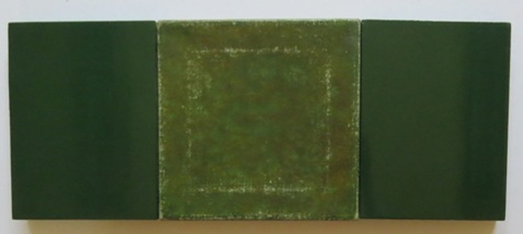 Toon Laurense (Venray, 1958) - Olie op paneel (triptiek) - Zonder titel verkocht voor € 200!