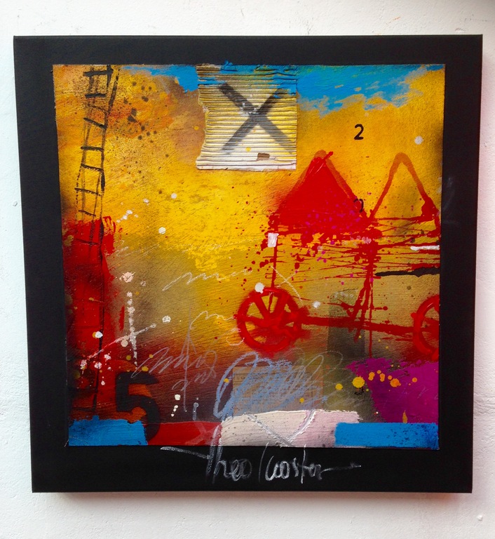 Theo koster, gemengde techniek, on the move kopen? Bied vanaf 1!