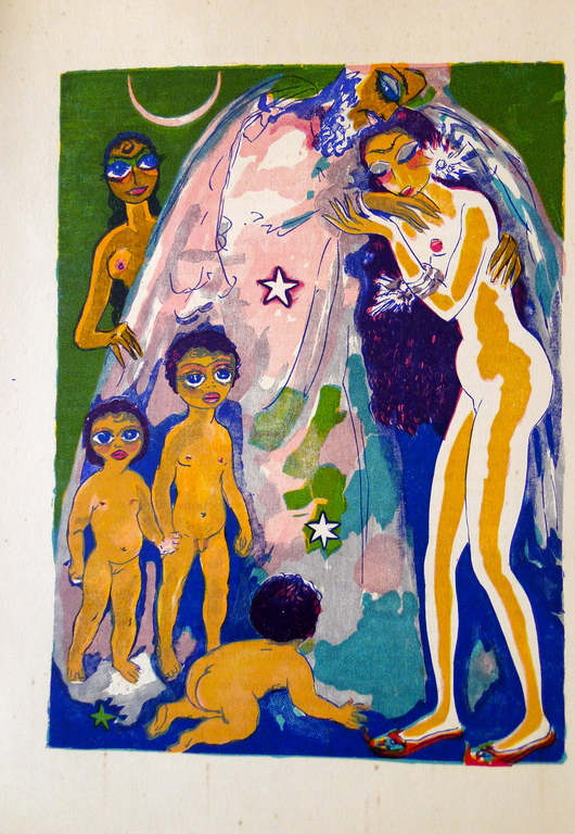 Kees van Dongen  een houtgravure  naar aquarel uit 1001 nacht kopen? Bied vanaf 5!