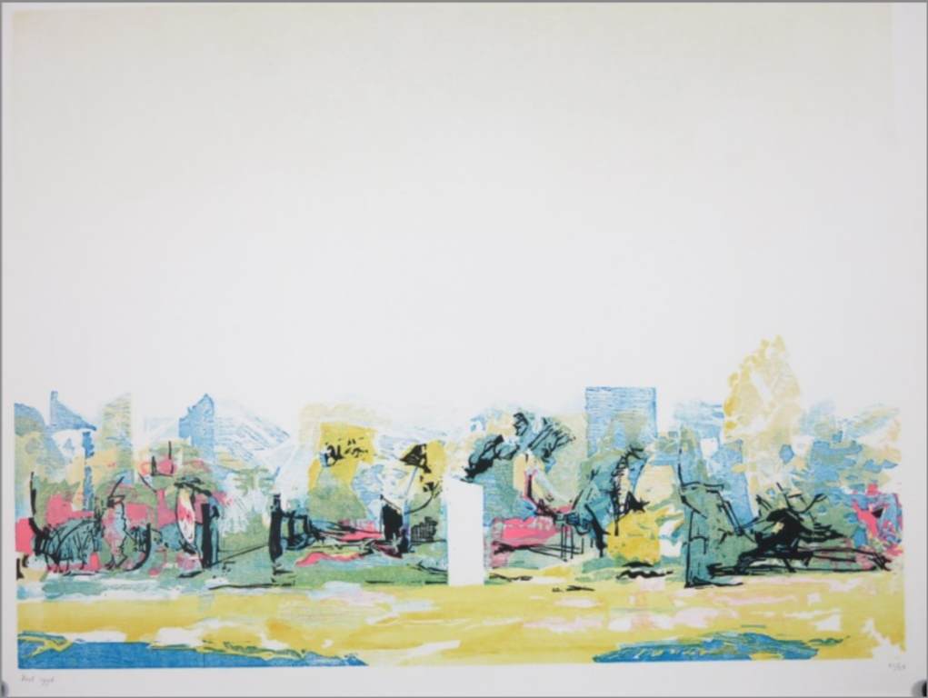 Wilfred Voet: Houtsnede, Zonder titel kopen? Bied vanaf 1!