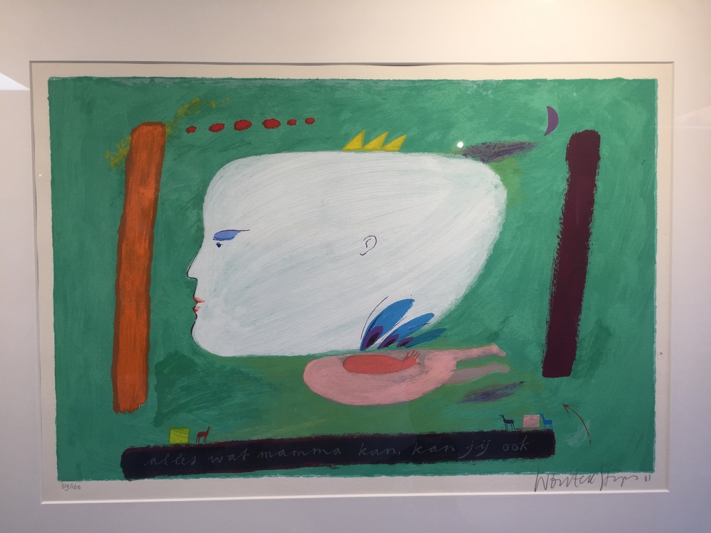 Originele zeefdruk van de bekende kunstenaar WOUTER STIPS verkocht voor € 130!