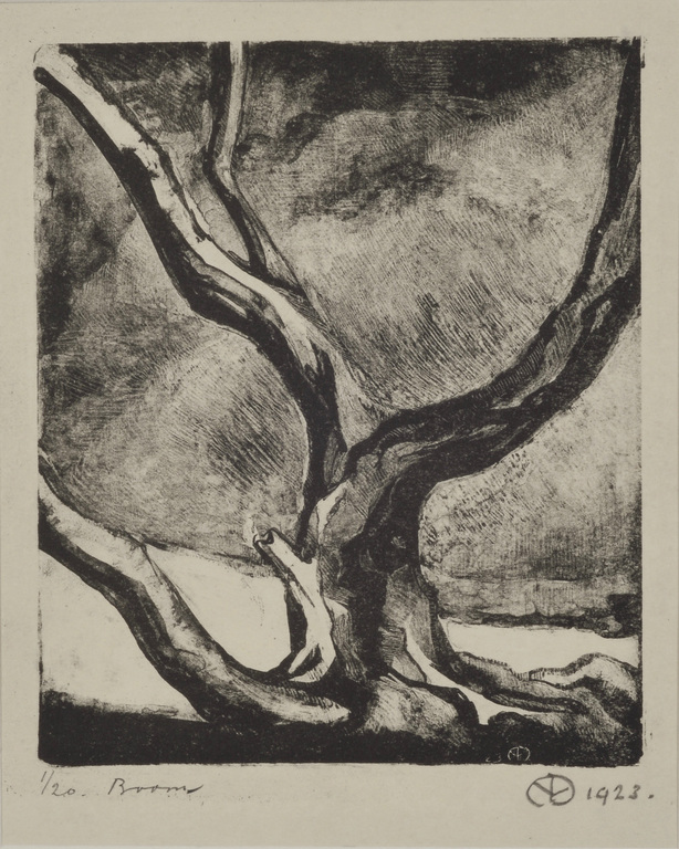 Aart van Dobbenburgh: Litho - Boom verkocht voor € 35!