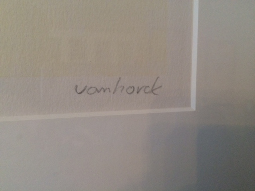 Hans Vanhorck - Hans Vanhorck - Mwadi - Zeer groot werk - grafiek op papier (+ gratis zeefdruk) kopen? Bied vanaf 120!