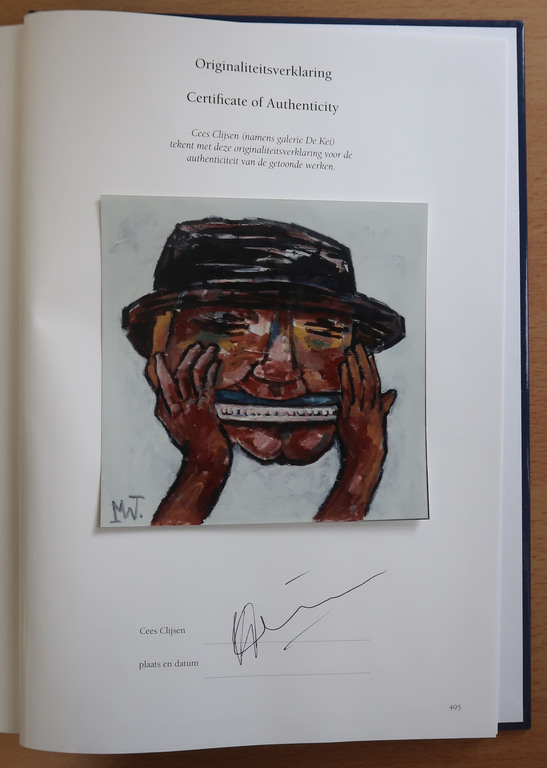 Martin van Wordragen: Olieverf op doek, Musicus - Ingelijst kopen? Bied vanaf 450!