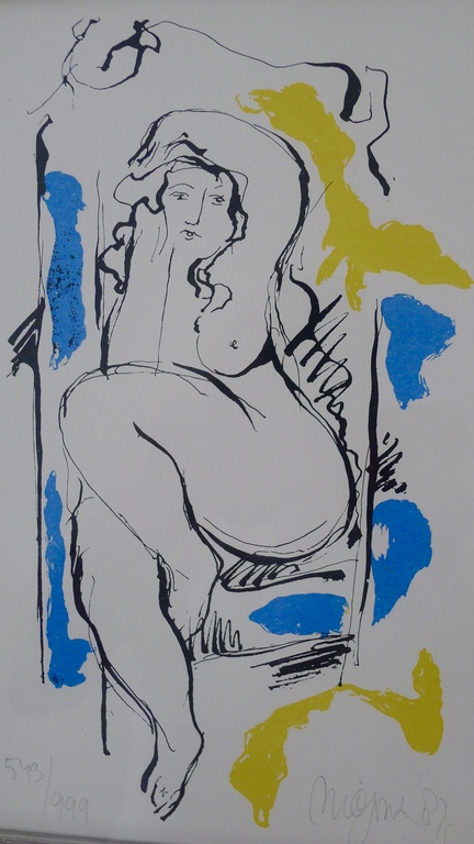 Nic Jonk, Lithografie uit beroemde Avenue serie in 1987. kopen? Bied vanaf 125!