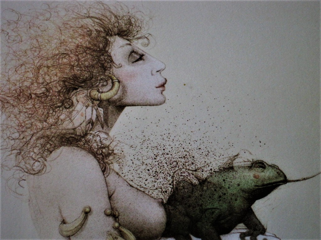 Magisch Realisme van Michael Parkes ! gesigneerde steendruk nr 85 van 200  kopen? Bied vanaf 1!
