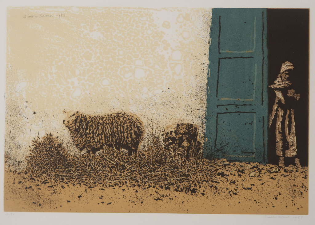 Simon Koene: Ets, Z.T. Schaap verkocht voor € 40!