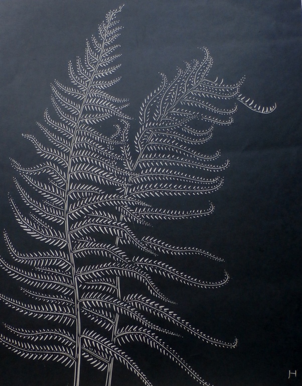 Willem Hussem - Houtsnede verkocht voor € 100!