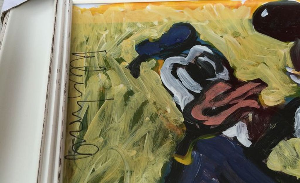 Peter Klashorst - "Amsterdam Duckl" (Origineel ingelijst schilderij) kopen? Bied vanaf 1!