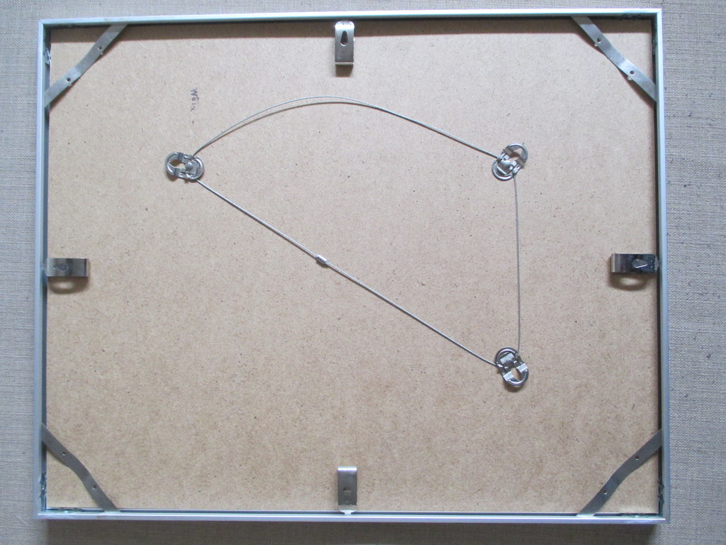 Anne Huitema, mooi gelijste kleurenets, "Plattegrond" kopen? Bied vanaf 40!