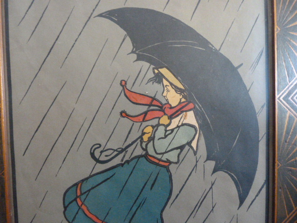 Litho  -  Regenwetter  -  GiboulÃ©es. kopen? Bied vanaf 1!