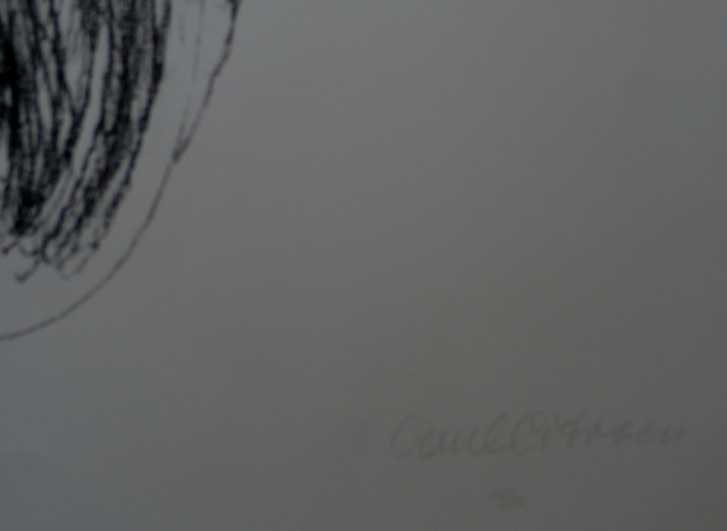 Paul Citroen - Kleurenlitho: zelfportret - 1982 kopen? Bied vanaf 75!