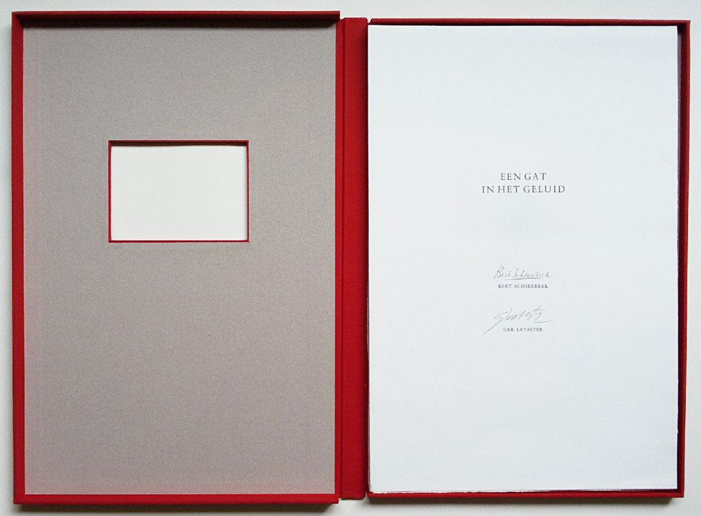 Ger Lataster en Bert Schierbeek - Een gat in het geluid, 10 etsen en gedichten kopen? Bied vanaf 750!