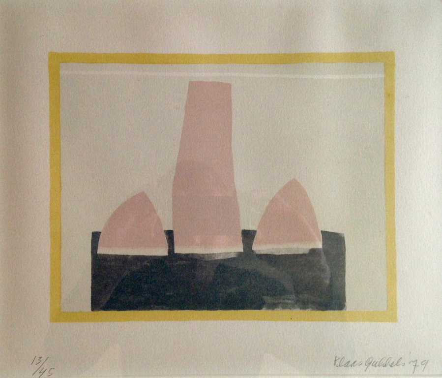 Klaas Gubbels. Zeefdruk.  kopen? Bied vanaf 200!