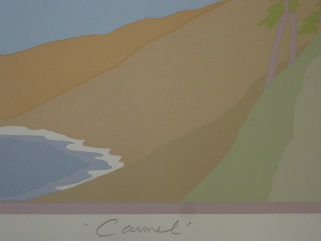 David Lavington (1951 Denver USA)Da hoogwaardige silkscreen "Carmel" gesigneerd  kopen? Bied vanaf 1!