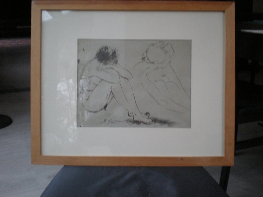 Naakt van de bekende Dordtse kunstenaar Steef Wijnhoven [1898 - 1969] kopen? Bied vanaf 25!