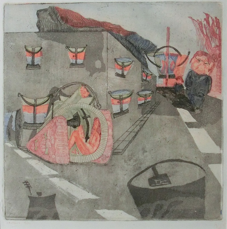 Ingekleurde ets kopen? Bied vanaf 1!