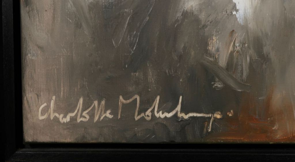 Charlotte Molenkamp: Olieverf op doek, Zonder titel - Ingelijst (Zeer groot) kopen? Bied vanaf 1750!