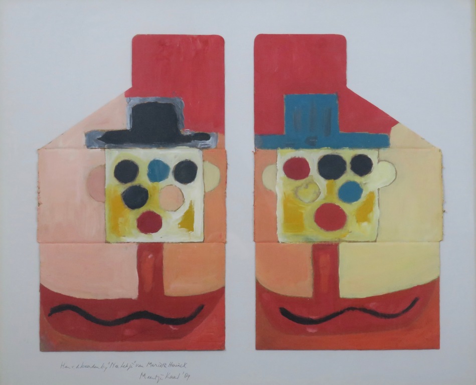 Meertje Kaal: Acryl op papier, Nee heb je - Ingelijst kopen? Bied vanaf 1!